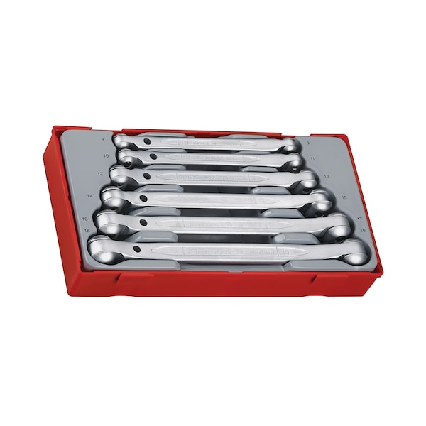 6 Piece Double Flex Wrench Set
